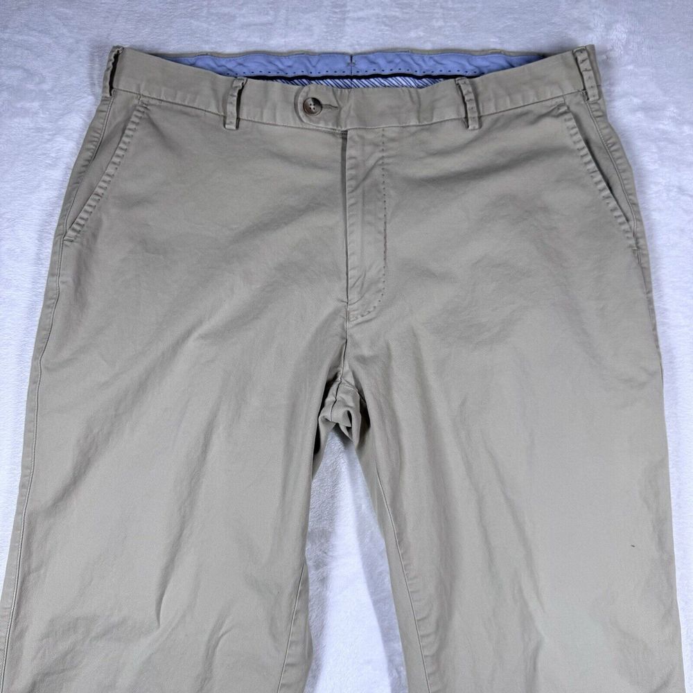 Peter Millar Pants Men 36 Beige Performance Golf Range‎ Office Work Commute - Picture 2 of 12